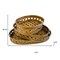 Homeroots Set of Three Brown Woven Wood Oval Baskets, 3PK 636205 - alternate 6