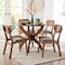 Baxton Studio Kenna Mid-Century Modern Dining Set, 5-Piece 269-13411-10901-ZORO - alternate 9