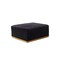 Homeroots Black Velvet Modular U Shaped Four Piece Sofa and Chaise Sectional With Toss Pillows 644108 - alternate 16