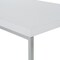 Osp Home Furnishings Wall Street  Coffee Table, White Melamine / Chrome Finish WST12-WH - alternate 6