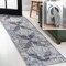 Jonathan Y Regis Bohemian Medallion Non-Slip Machine-Washable Purple/Cream 2 ft. x 8 ft. Runner Rug WSH107C-28 - alternate 1