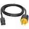 Eaton Tripp Lite Series Computer Power Cord, NEMA L6-20P to C13 - Heavy-Duty, 15A, 250V, 14 AWG, 6 ft. P011-006 - alternate 5