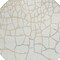 Homeroots 8' Ivory And Beige Round Abstract Washable Indoor Outdoor Area Rug 601136 - alternate 9