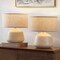 Jonathan Y Mikel 17.25" Organic Modern Tapered Sculptural Textured Ceramic-Look Resin LED Table Lamp, Crea, 2PK JYL5610A-SET2 - alternate 6