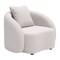 Homeroots 42" Beige Outdoor Accent Chair with Beige Cushions 572307 - alternate 7
