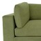 Homeroots 84" Forest Green And Dark Brown Loveseat 530508 - alternate 5