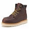 Handpoint Mens 6 in Soft Toe Work Boots-Water Resistant Brown Leather Safety Boots, EH Rated, 7 HVB305-D-7 - alternate 1