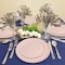 Smarty Had A Party Pink Flat Round Disposable Plastic Dinnerware Value Set, 240PK 830-P-VP-CASE - alternate 6