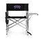 Picnic Time Family Of Brands NCAA TCU Horned Frogs Sports Chair with Side Table - Beach Chair 809-00-179-844-0 - alternate 1