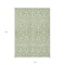Homeroots 10' X 14' Green And Ivory Damask Washable Indoor Outdoor Area Rug 595144 - alternate 9