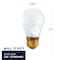 Bulbrite Pack of 12 40 Watt Dimmable Frost Tough Coat A15 Medium E26 Incandescent Bulb, 12PK 860862 - alternate 5