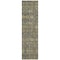 Homeroots 8' Runner Blue and Orange Floral Washable Non Skid Indoor Outdoor Runner Rug 564348 - alternate 7