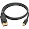 Tripp Lite MINI DISPLAYPORT TO DISPLAYPORT ADAPTER CABLE 4K M/M BLACK 3FT P583-003-BK - alternate 8