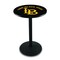 Holland Bar Stool Co 42" Blk Wrinkle Long Beach State University Pub Table, 36" dia. Top L214B4236LBStUn - alternate 1