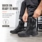 Handpoint Mens 8 in Military Tactical Boots-Slip Resistant Combat Work Boots with YKK Side Zipper, 10 AMY1003EE-10 - alternate 7