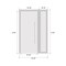 Vdomdoors Front Exterior Prehung Metal-Plastic Door, Manux 8113 White Silk, Side Sidelite Transom, Office Com MANUX8113EXD-WS-W36+16xH80-RH - alternate 2