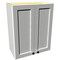 Rigel Cabinetry Kitchen Wall Cabinet, 24 in W x 30 in H, 2-Door, Raw Maple, Solid Wood RTA - 806202 - alternate 1