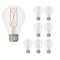 Bulbrite LED Filament 7 W Dimmable A19 Light Bulb with Clear Finish and E26 Base, 3000K, 800Lumens, 8PK 861621 - alternate 1