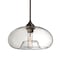 Besa Lighting Bana Cord Pendant, Clear, Bronze Finish, 1x60W Incandescent 1TT-BANACL-BR - alternate 1