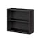 Hirsh Hirsh 2 Shelf Metal Bookcase, 30in. Height, Charcoal 22454 - alternate 4