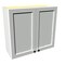 Rigel Cabinetry Kitchen Wall Cabinet, 33 in W x 30 in H, 2-Door, Raw Maple, Solid Wood RTA - 806214 - alternate 1