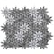 Apollo Tile 11x12 Eastern Brown, Eastern White Marble Polished Floor and Wall Mosaic Tile 4.46 sqft/case, 5PK APLSV88F02A - alternate 10
