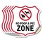 Signmission Dog Poop Shield Sign No Poop & Pee Zone, 6 inch X 6 inch, Vinyl Decal, 5PK SHI-D-5PACK-6-375 - alternate 1