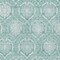 Homeroots 9' X 12' Turquoise Teal Blue And Ivory Medallion Washable Indoor Outdoor Area Rug 587774 - alternate 9