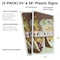 Signmission Tacos, Plastic Signs Only 24 Inch x 36 Inch, Corrugated Plastic, 2PK CSB-2436-2PACK-30426 - alternate 2