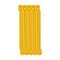Rip-Tie Cable Wrap, 5-1/2 in L, Yellow, Nylon Loop / Polyethylene Hook, 10 PK Y-55-Q10-Y - alternate 4