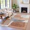 Homeroots 10' X 14' Rust And Gray Abstract Washable Indoor Outdoor Area Rug 632178 - alternate 5