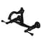 Kingston Brass Two-Handle Wall Mount Bridge Kitchen Faucet, Matte Black KS3250BL - alternate 1