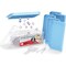 Emporio Kitchen Round Ice Cube Tray Set Pack of 2, BPA-Free, 104 Ice Balls per Tray, Lid & Tongs, Blue EMPICES132.6 - alternate 1