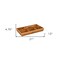 Homeroots 21" Brown Solid Wood Box 488020 - alternate 4