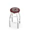 Holland Bar Stool Co 25" Chrome South Carolina Swivel Bar Stool, Accent Ring L8C2C25SouCar - alternate 1