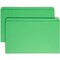 Smead Folder, Straight Cut, Green, 100PK 17110 - alternate 2
