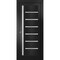 Sartodoors Sliding French Pocket Door 36x80 inches with Black Solid Core Modern Interior QUADRO4088PD-BLK-36 - alternate 5