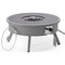 Leisuremod Walbrooke Patio Round Fire Pit and Tank Holder, Grey WGR-29-24-GL - alternate 8