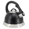 Mr. Coffee Clarefield 2.4 Quart Stainless Steel Whistling Tea Kettle in Black 143783.01 - alternate 1