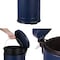 Happimess Theo Retro 8-Gallon Step Trash Can with Soft-Close Lid and FREE Mini Trash Can, Denim Blue HPM1018D - alternate 6