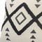 Homeroots Set of Two 20" Natural And Black Geometric Cotton Throw Pillows with Texture, 2PK 588361 - alternate 4