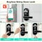 Wrightmaster 5-in-1 Aluminum Smart Pad Lock with App Control, Fingerprint, IC Card, Auto-Lock & Anti-Theft Alarm ZR-H5 - alternate 8