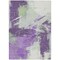 Homeroots 5' X 8' Purple Mint Green And Ivory Abstract Washable Indoor Outdoor Area Rug 618485 - alternate 7