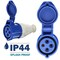 Walther-Werke Pin and Sleeve Connector, 30A, 3Ã¸ 250 or 230, 3 Phase, 3 Pole, NEMA Not Rated 331409 - alternate 8