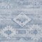 Homeroots 8' X 10' Denim Blue And Sky Blue Southwestern Washable Indoor Outdoor Area Rug 588699 - alternate 8