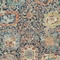 Homeroots 8' X 10' Navy Blue Terra Cotta And Beige Damask Washable Indoor Outdoor Area Rug 603746 - alternate 9