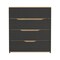 Homeroots 32" Natural And Black Four Drawer Dresser 543993 - alternate 6