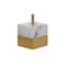 Jonathan Y Iva 56.5" Adjustable Brass Library LED Floor Lamp, Brass Gold/Carrara Marble JYL3029A - alternate 6