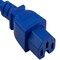 Sanoxy 6ft 14 AWG 15A 250V Power Cord IEC320 C14 to IEC320 C15, Blue SNX-CBL-LDR-PW133-2206 - alternate 2