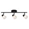 Vaxcel Dalton 3-Adjustable Head Black LED Ceiling Track Light Fixture Semi Flush Mount C0320 - alternate 1
